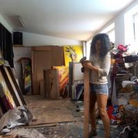 atelier ouvert , nathacha art artiste